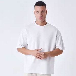 2025 nouveauté basique t-shirt à la mode respirant doux à manches courtes avec votre propre Logo 100% coton tenue décontracté - Product Image 5