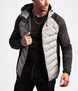 Veste d'hiver personnalisée Veste matelassée unisexe en coton épais avec capuche Veste matelassée imprimée pour hommes et femmes Vente en gros - Product Image 6