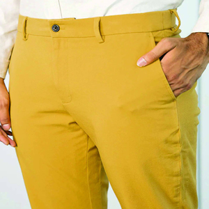 Pantalones chinos personalizados de fabricante para hombre, pantalones de diseño de camisa de alta calidad para pantalones formales para hombre - Product Image 3