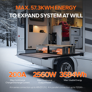 סוללת <span class=keywords><strong>12V</strong></span> 280Ah קבוצת 6D אמריקאית סיטונאית, בעלת מחזור עמוק וקיבולת גדולה, פתרון אנרגיה לקרוואנים, גיבוי סולארי ואחסון אנרגיה. - Product Image 5