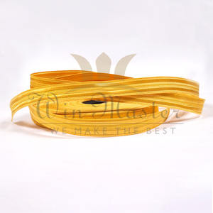 Trenza de celofán dorada de alta calidad, uniforme nupcial, encaje trenzado a precio barato a la venta - Product Image 3