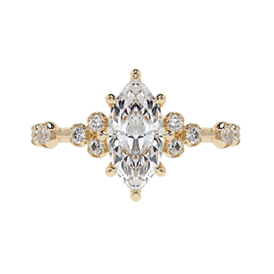 ชุดเพชรเจ้าสาวแบบสองชิ้นผลิตด้วยเพชรธรรมชาติสำหรับงานแต่งงานของขวัญงานหมั้นศูนย์เพชร - Product Image 3