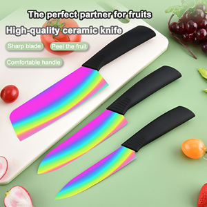 Ceramic Chef <b>Knife</b> with Plastic Handle Ambidextrous Design Dishwasher <b>Safe</b> for Home Cooking-Hot Sale Fast Delivery - Product Image 4
