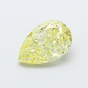 Diamant de laboratoire jaune clair fantaisie de 1,03 ct VS1 en forme de poire - Product Image 1