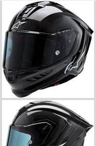Casque intégral R10 en fibre de carbone noire, coque en carbone solide, certifié CE, ventilation et ajustement avancés pour la construction et la rénovation - Product Image 2