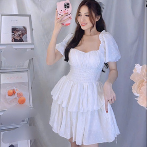 ชุดเดรสยาวขนาดเล็กสำหรับผู้หญิงชุดเดรสแฟชั่น2023ลำลองผ้าชีฟองซักสบายๆราคาสมเหตุสมผลปรับแต่งได้ - Product Image 6