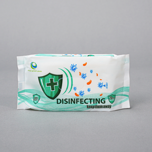 Lingettes nettoyantes humides Kawaii Eco-Friendly 1 paquet de 20 feuilles parfumées à la citronnelle douces et pratiques pour la famille et les bébés - Product Image 6