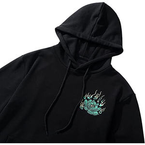 330GSM Sweat-shirt à capuche vierge personnalisé pour hommes Streetwear Sweats à capuche surdimensionnés pour couple - Product Image 3