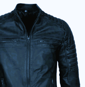 Venta al por mayor chaqueta de invierno de cuero motoristas calientes personalizable High Street cierre de cremallera Sherpa satén tela transpirable forro de viscosa - Product Image 2