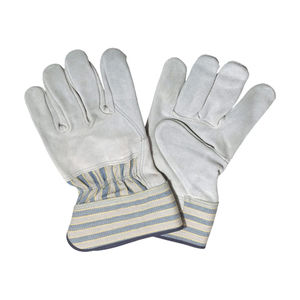 Guantes de Trabajo de Cuero Vacuno de Primera Calidad, Resistentes a Cortes y al Calor, Guantes de Seguridad para la Construcción, Protección para Manos y Brazos en Oferta - Product Image 1