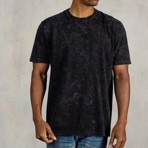 Camiseta extragrande de algodón orgánico 100% para adolescentes, camisetas gráficas con estampado DTG personalizadas de fábrica - Product Image 4