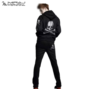 ออกแบบโลโก้ของคุณเอง ชุดวอร์มผ้าระบายอากาศ ทนทาน ไซส์ใหญ่ ประดับคริสตัล ราคาสมเหตุสมผล ชุดลำลอง สีตามสั่ง - Product Image 2