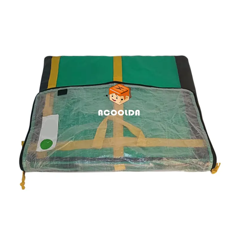 Customized courier Style Delivery Tote Bags woven material express package logistics box