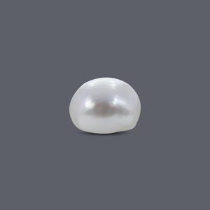 Perle d'eau douce blanche de 3,11 carats, perle en vrac pour la création de bijoux, disponible en rose et en plusieurs couleurs - Product Image 2
