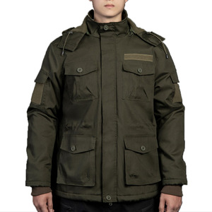 Autumn Winter Men's Waterproof Hooded Windbreaker <b>Jacket</b> Comfortable Breathable Zipper Closure Warm Smock Fashion Outdoors 100% - Product Image 2