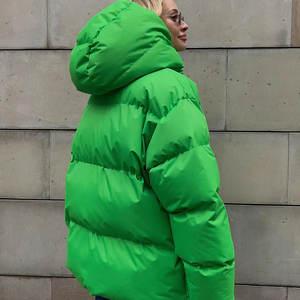 Manteau d'hiver vintage pour femmes grandes tailles, long, chaud, à capuche, en fausse fourrure, cuir, laine, cachemire, techniques de tricot imprimées - Product Image 1