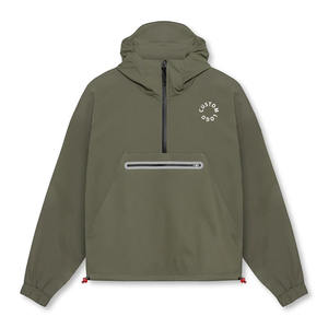 Chaqueta Cortavientos de Moda Tejida en Piel de Oveja con Logotipo Personalizado, para Hombre y Mujer, Larga, para Invierno, Transpirable, Estilo Running - Product Image 2