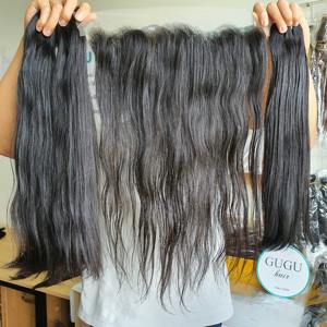 Paquetes de cabello crudo Color negro recto natural de 10 a 40 pulgadas Cabello vietnamita crudo Cabello humano virgen de grado 12a - Product Image 5