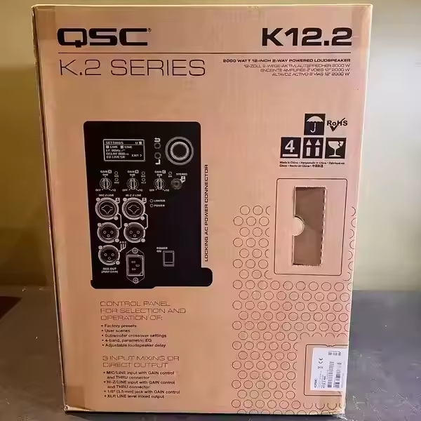 Эксклюзивные скидки Q _ S_C K12.2, серия 12 дюймов, 2-сторонний динамик 2000 ватт с диджейским динамиком K12