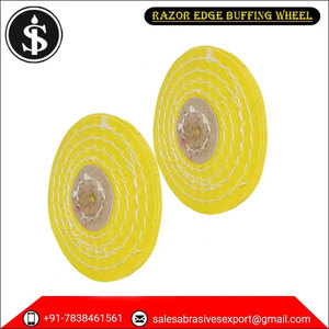 Nouvelle roue de polissage de bord de rasoir de qualité industrielle traitée par moulin jaune de 3 "de haute qualité - Product Image 6