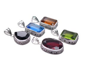 สร้อยคอแฟชั่นของผู้หญิงแบบวินเทจใหม่5ชิ้นจี้อัญมณีทองเหลืองธีมคริสเตียนร้อนแรงอีเบย์กำลังมาแรง PP 14 - Product Image 1