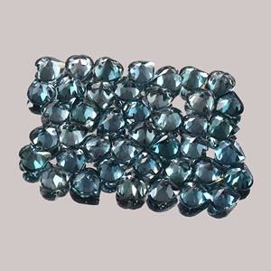 Indicolita de turmalina de color azul natural, piedras preciosas sueltas, forma de corazón suelta, joyería calibrada, tamaño disponible de 5mm a 25mm - Product Image 3
