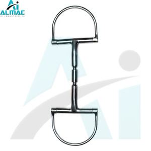 ALMAC Horse Bit Joint simple en forme de D Convient aux débutants et aux professionnels Assurant un guidage doux et une performance stable - Product Image 2