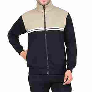 Survêtement Hip Hop Streetwear noir pour hommes sur mesure pour sweat-shirt à capuche avec fermeture éclair unie en strass - Product Image 2