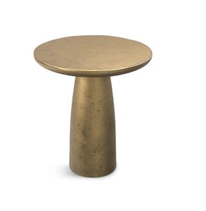 Mesa auxiliar de aluminio hecha a mano de lujo con etiquetado privado con acabado decorativo perfecto para casas elegantes y espacios contemporáneos - Product Image 1