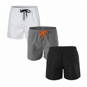 Pantalones Cortos Deportivos Casuales de Verano para Hombre, para Gimnasio, Baloncesto, Resistentes al Viento, Ajuste Holgado Medio, Forro Interior, Bolsillos con Cordón, para Playa - Product Image 2