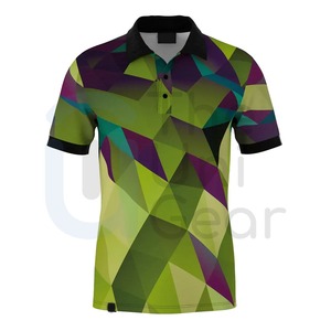 Vente en gros de polos personnalisés pour hommes Nouveau t-shirt imprimé à motifs solides Streetwear Vêtements tricotés Sublimation personnalisée - Product Image 6
