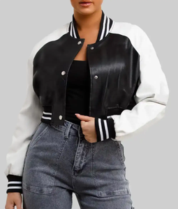 Wholesale Fashion Winter CowHide <b>Leather</b> <b>Jacket</b> for Women Breathable Women's Short <b>Jackets</b> From Pakistan 2025 - Product Image 1