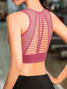 Kivotech U-cou Femmes Écologique Yoga Fitness Gilet avec Creux Respirant Conception Antichoc Sport Soutien-Gorge - Product Image 3