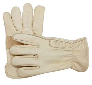 Gants de conduite en cuir de vachette de qualité supérieure pour hommes poignet extensible résistant aux coupures meilleur prix gants de sécurité pour le travail industriel - Product Image 5