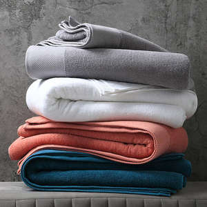 Manta de baño de algodón duradera con logotipo personalizado Patrón de rayas de verano Diseño de dibujos animados para niños para hoteles Cocina Uso en la playa - Product Image 5