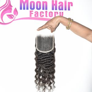 Order Online <b>Now</b> Quality Product Cuticle Aligned Double-Drawn Indian Hair Curly Closure Extensions Naturally Supplier By Export - Product Image 6