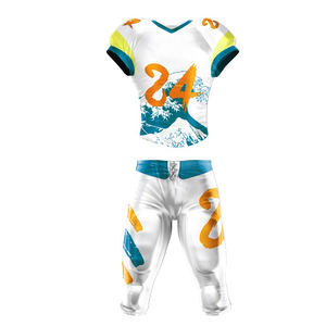 Uniforme de Fútbol Americano Transpirable al por Mayor, Tallas Grandes, Hecho en Pakistán, Tamaños y Colores Personalizables, Spandex/Poliéster - Product Image 2