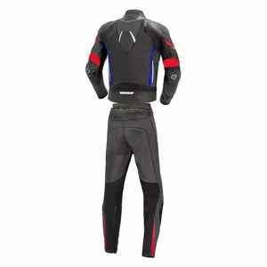 ชุดขับขี่มอเตอร์ไซค์หนังคุณภาพสูงสำหรับผู้ชาย ระบายอากาศได้ดี กันลม ปรับแต่งได้ พร้อมอุปกรณ์ป้องกัน - Product Image 3