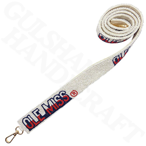 HOWDY Sangle de sac à main perlée Bandoulière artisanale d'inspiration occidentale avec perles complexes, conception durable pour sacs à bandoulière - Product Image 6