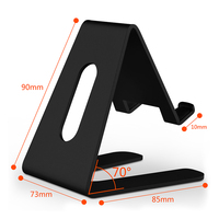Soporte Universal Portátil de Aleación de Aluminio para Teléfonos Móviles iPhone y Android (Soporte OEM Disponible)