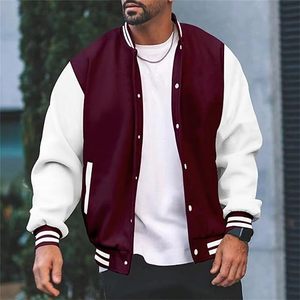 top quality Mens Casual Varsity Jacket Slim Fit Cotton Letterman Baseball Bomber Classic College Jacket - Product Image 3