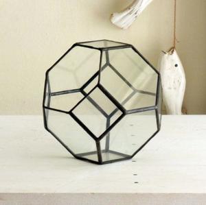 Terrarium en verre géométrique, pot de fleurs, décoration de ferme, jardin d'intérieur, mini serre, décoration de la maison, vase en cristal, terrarium tendance - Product Image 4