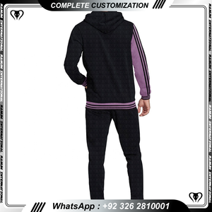 ชุดวอร์มสไตล์ใหม่สำหรับผู้ชายชุดวอร์มสีพื้นระบายอากาศได้ดี - Product Image 2