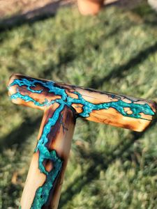 LE BÂTON DE MARCHE EN RÉSINE DE BOIS ANTIDÉRAPANT CONFORTABLE avec poignée multiforme pour les personnes âgées Rehabilitatio - Product Image 6