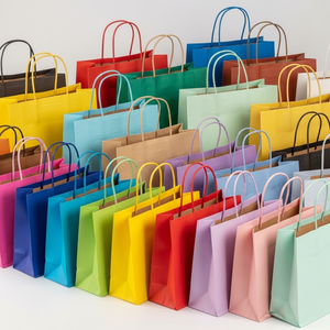 Sacs-cadeaux en papier kraft personnalisé et durable-Emballage alimentaire écologique, impression quadrichromie sans danger pour les marques écologiques - Product Image 5