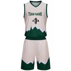 Venta superior de ATLANTIC Conjuntos de baloncesto por sublimación para hombres Poliéster 100% de alta calidad Precios baratos Logotipo personalizado para hombres - Product Image 2