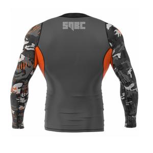 เสื้ออัดคุณภาพสูง MMA Rash Guard เสื้อฝึกซ้อมแขนยาวและมวยไทยเกียร์สําหรับเด็ก - Product Image 2