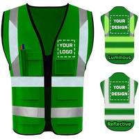 Chaleco DE SEGURIDAD reflectante para trabajo al aire libre, ropa de protección resistente a cortes antipuñaladas de alta visibilidad para seguridad industrial