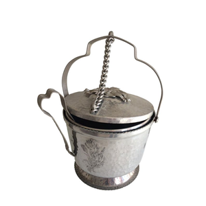 Seau à glace en métal de haute qualité pour boissons en étain Cadeau le plus précieux pour les fêtes et les mariages Fournisseurs indiens en gros directs - Product Image 6