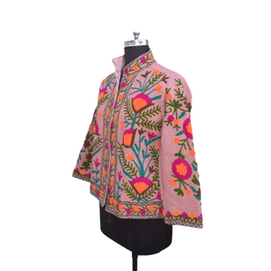 Chaqueta Algodón TNT SUZANI Bordado Abrigo de mujer Forro de algodón transpirable Patrón floral Casual Invierno - Product Image 4